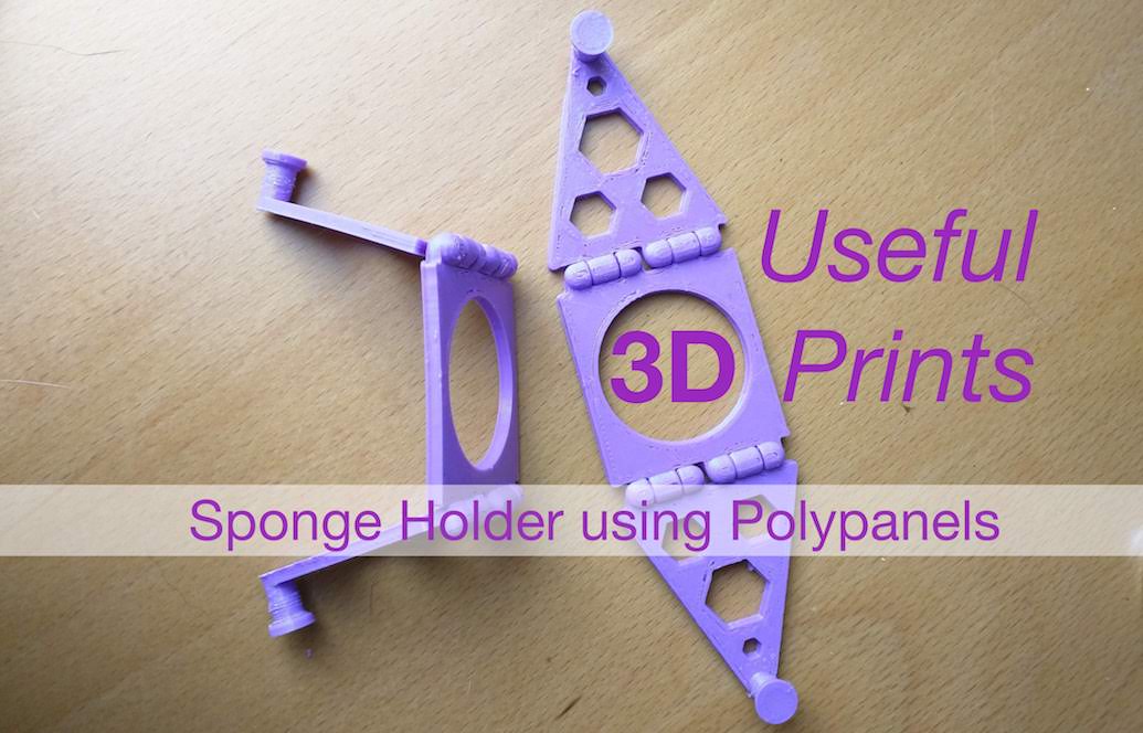 Useful 3D Print Kitchen Sponge Hook